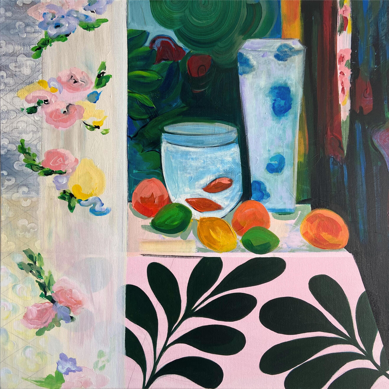 Still Life with fish 2023 30"x30" available